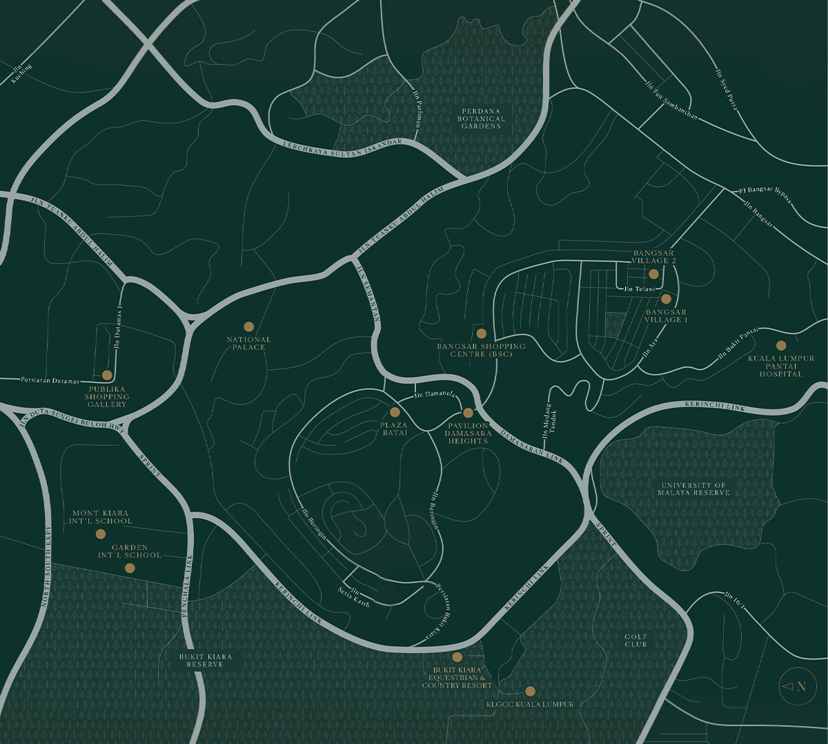 Damansara Life Style Map