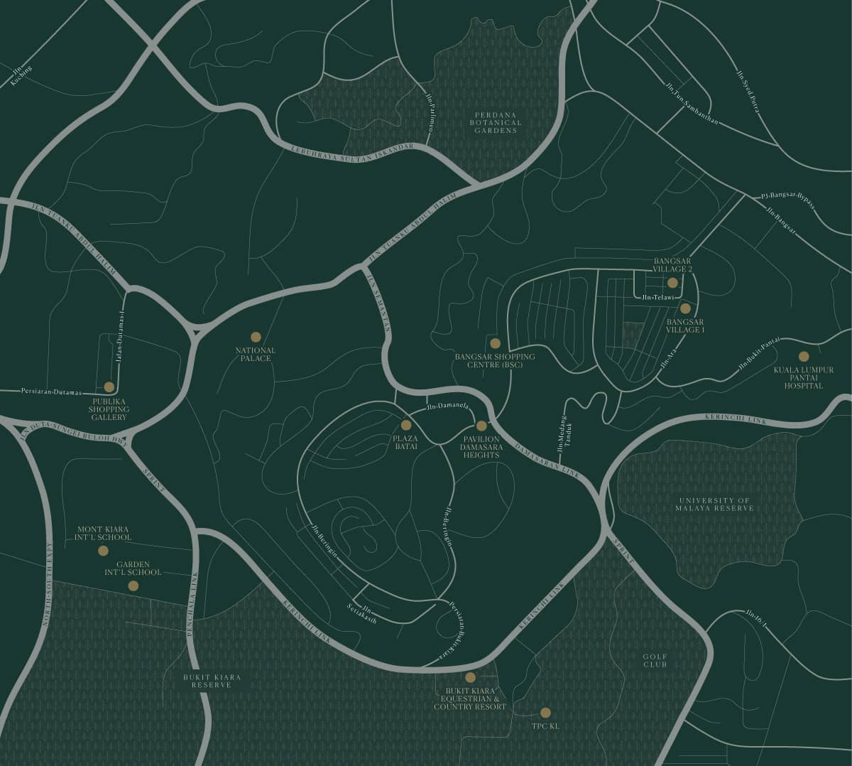 Damansara Life Style Map